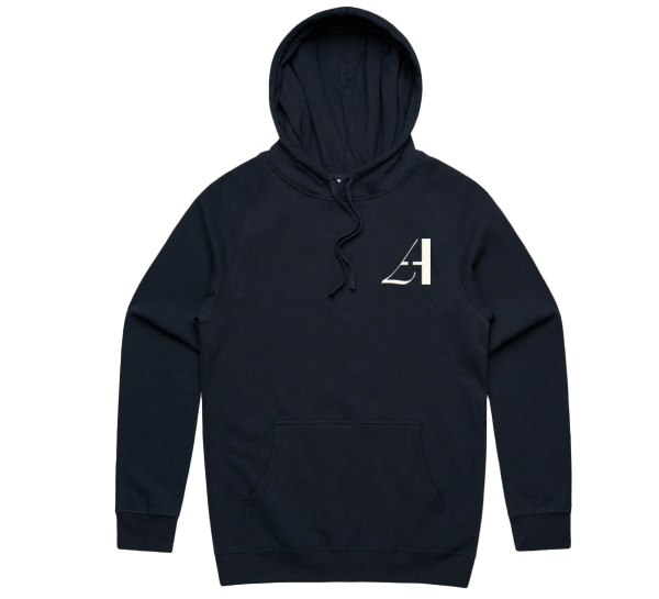 Blue Hoodie Front